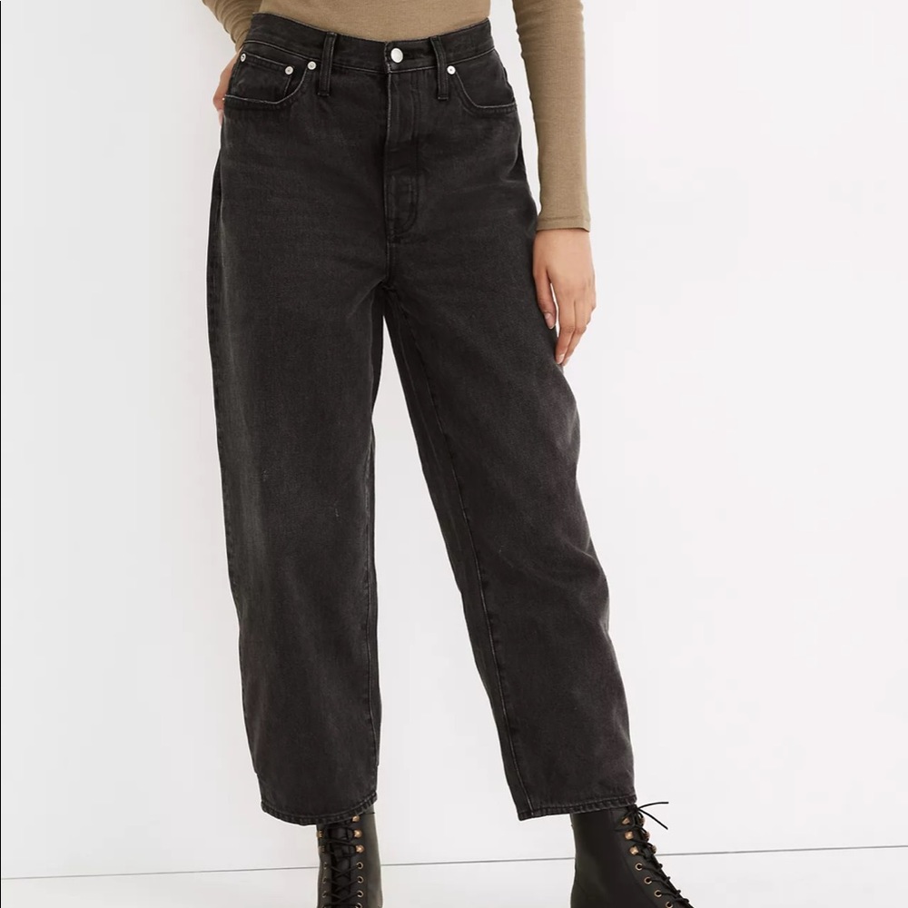 NWT Madewell balloon jeans in Noll wash size 27